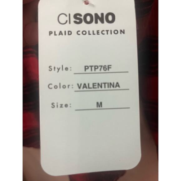 CiSono Women’s Plaid Jacket Size 
Medium - Picture 4 of 4